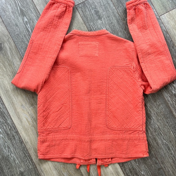 Anthropologie Joyce Textured Moto Cotton Jacket size xs - Picture 9 of 13